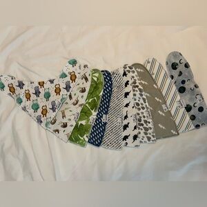 Copper Pearl Bandana Bibs